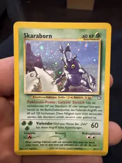 Heracross 6/111 Neo Genesis 2001 Holo Rare WOTC Pokemon Card Skaraborn - Image 1