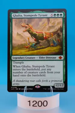 MTG Ghalta, Stampede Tyrant The Lost Caverns of Ixalan Regular #185 - Image 1
