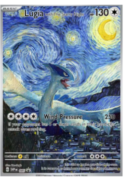 PIKACHU IN STARRY NIGHT FULL ART SET🔥(9) | CUSTOM FAN ART | BEST BINDER CARDS! - Image 4