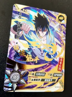 15 Naruto Shippuden SASUKE Uchiha Holo CCG TCG Card Itachi MR Rare + Extra Cards - Image 3