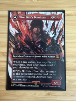 Clive, Ifrit's Dominant (0318) (Borderless) Final Fantasy Regular *Ships in Case - Image 1