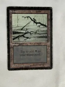 Swamp - 1993 Magic the Gathering - Limited Edition Beta Regular - Image 1
