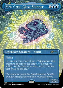 Kira, Great Glass-Spinner (Borderless) *FOIL* - Secret Lair Drop Series - 421 - - Image 1