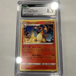 2020 Pokemon Charizard 025/185 Swsh04: Vivid Voltage CGC 8.5 NM/MINT - Image 1