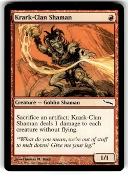 Krark-Clan Shaman Mirrodin Regular MTG NM - Image 1