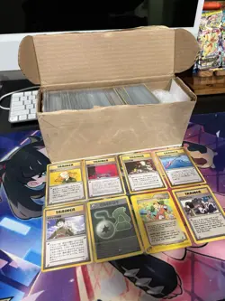 Pokemon TCG Trainer/Energy Lot of 375+ Japanese English Team Rocket Erika Etc - Image 1