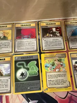 Pokemon TCG Trainer/Energy Lot of 375+ Japanese English Team Rocket Erika Etc - Image 3