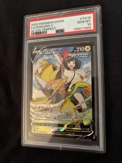 2022 Pokemon Zeraora v Trainer Gallery TG16/TG30 Silver Tempest PSA 10 - Image 4