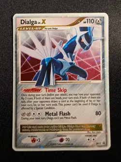 Dialga LV.X DP17 Diamond and Pearl Promos Promo Holo Heavily Played - Image 1