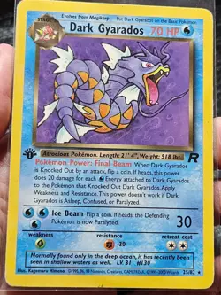 Pokemon TCG 1st Edition Dark Gyarados - Team Rocket Set 25/82 Rare - Image 1