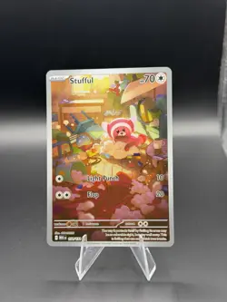 Stufful 154/132 Mega Evolution Illustration Rare NM Pokemon TCG - Image 1