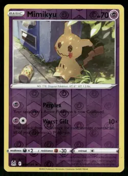 Mimikyu 080/196 Rare Lost Origin Pokemon Reverse Holo NM - Image 1