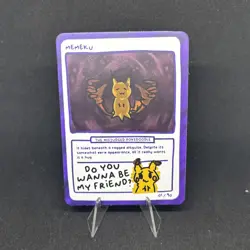 Memeku (Mimikyu) 1/90 - Pokedoodles Set 2 Fan Art- Pokemon - Image 1