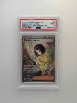 PSA 9 - Erika's Invitation 203/165 SIR Pokemon TCG SV 151 - Image 1