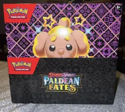 Pokemon TCG Paldean Fates Tech Sticker Collection Display (12 Blisters) 36 Packs - Image 1
