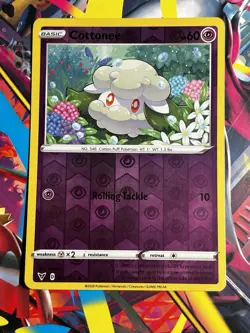 Pokemon - Cottonee 075/185 - Reverse Holo - Vivid Voltage - NM - Image 1