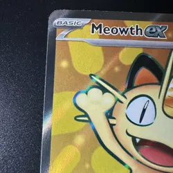 Meowth ex 107/088 Ultra Rare Full Art Holo Pokemon TCG 2026 Perfect Order NM - Image 3