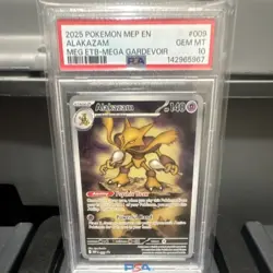 Pokemon Alakazam #009 Holo Promo Me: Mega Evolution Promo PSA 10 - Image 1