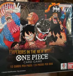 One Piece TCG OP-09 Emperors In The New World Booster Box SEALED ENGLISH - Image 1