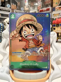 Monkey.D.Luffy (Gen Con 2023) P-037 One Piece Promotion Cards Foil - Image 1