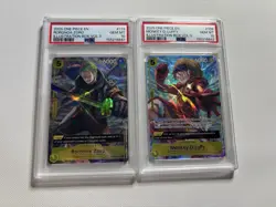 Monkey.D.Luffy + Roronoa Zoro Illustration Box Vol 3 One Piece PSA 10 Sequential - Image 1