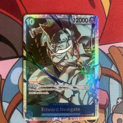 Edward.Newgate OP13-042 Super Rare Carrying On His Will One Piece Foil Near Mint - Image 1