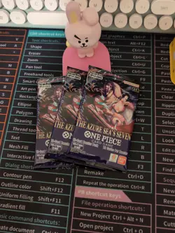 One Piece The Azure Sea's Seven Pack Lot of 3 English Version New Sealed - Image 1