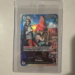 SHANKS OP09-001 ONE PIECE 2025 PSA MAGAZINE PROMO FOIL CELLO PACK NEW / SEALED - Image 1
