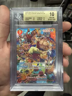 OP10 Edward Newgate SP Alt Art ST15-002 Royal Blood English SR BGS 10 - Image 1