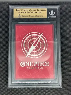 Gol D. Roger OP13-003 One Piece TCG Leader Alternate Art Beckett 9.5 BGS - Image 2