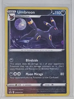 Pokemon TCG Evolving Skies Umbreon SWSH129 Black Star Cosmos Holo Promo NM! - Image 1