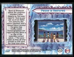 Peace is Restored #67 Silver Foil - Topps Pokemon 2000 Movie Blue Logo NM - Image 2