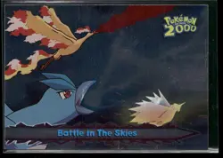 Battle in The Skies #45 Silver Foil - Topps Pokemon 2000 Movie Blue Logo NM - Image 1
