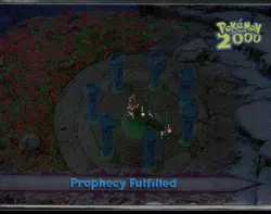 Prophecy Fulfilled #62 Silver Foil - Topps Pokemon 2000 Movie Blue Logo NM - Image 1