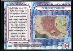 Prophecy Fulfilled #62 Silver Foil - Topps Pokemon 2000 Movie Blue Logo NM - Image 2