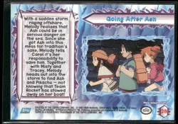 Going After Ash #28 Silver Foil - Topps Pokemon 2000 Movie Blue Logo NM - Image 2