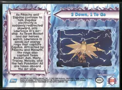 2 Down, 1 To Go #35 Silver Foil - Topps Pokemon 2000 Movie Blue Logo NM - Image 2