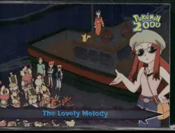 The Lovely Melody #24 Silver Foil - Topps Pokemon 2000 Movie Blue Logo NM - Image 1