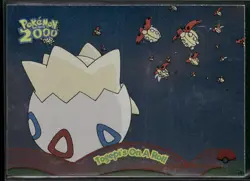 Togepi's On A Roll #1 Silver Foil - Topps Pokemon 2000 Movie Blue Logo NM - Image 1