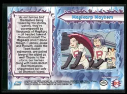 Magikarp Mayhem #20 Silver Foil - Topps Pokemon 2000 Movie Blue Logo NM - Image 2