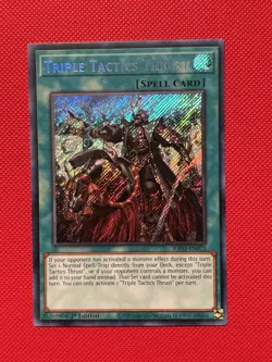 Yugioh! Triple Tactics Thrust (Secret Rare) RA03-EN072 1st Edition NM - Image 1