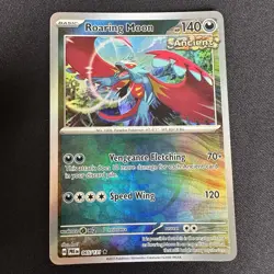 Roaring Moon (Master Ball) 065/131 SV: Prismatic Evolutions Pokemon Card - NM/M - Image 1