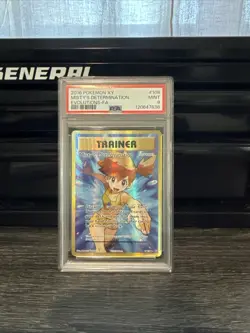 Misty's Determination Trainer FA 108/108 XY Evolutions 2016 Pokemon Card PSA 9 - Image 1