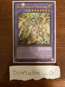 Yugioh Secreterion Dragon DUAD-EN037 Ultra Rare 1st Edition Near Mint - Image 1