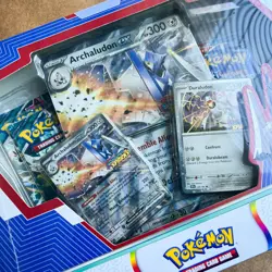 6-PACK Pokemon Reshiram & Archaludon ex Box 48 Packs, Oversize Promo Cards TCG - Image 3