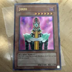 Yugioh! Jinzo RP02-EN001 Ultra Rare 2020 Reprint NM - Image 1