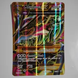 Pokemon JUMBO/Oversized Card Mega M Rayquaza EX Full Art XY 98/98 - Image 1