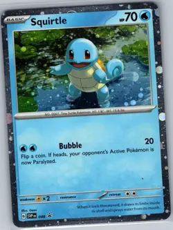Squirtle - (Cosmos Holo) 048 Holo SV: Scarlet & Violet Promo - Pokemon Card - NM - Image 1