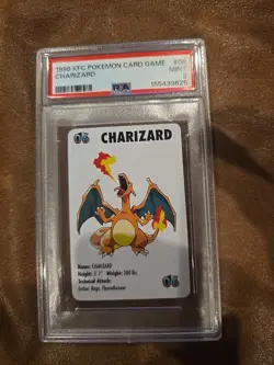 1998 KFC POKEMON CARD GAME #06 CHARIZARD PSA 9 - Image 1