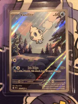 Vanillite 111/086 Sv: White Flare Illustration Rare Holo Pokemon TCG Card - Image 1